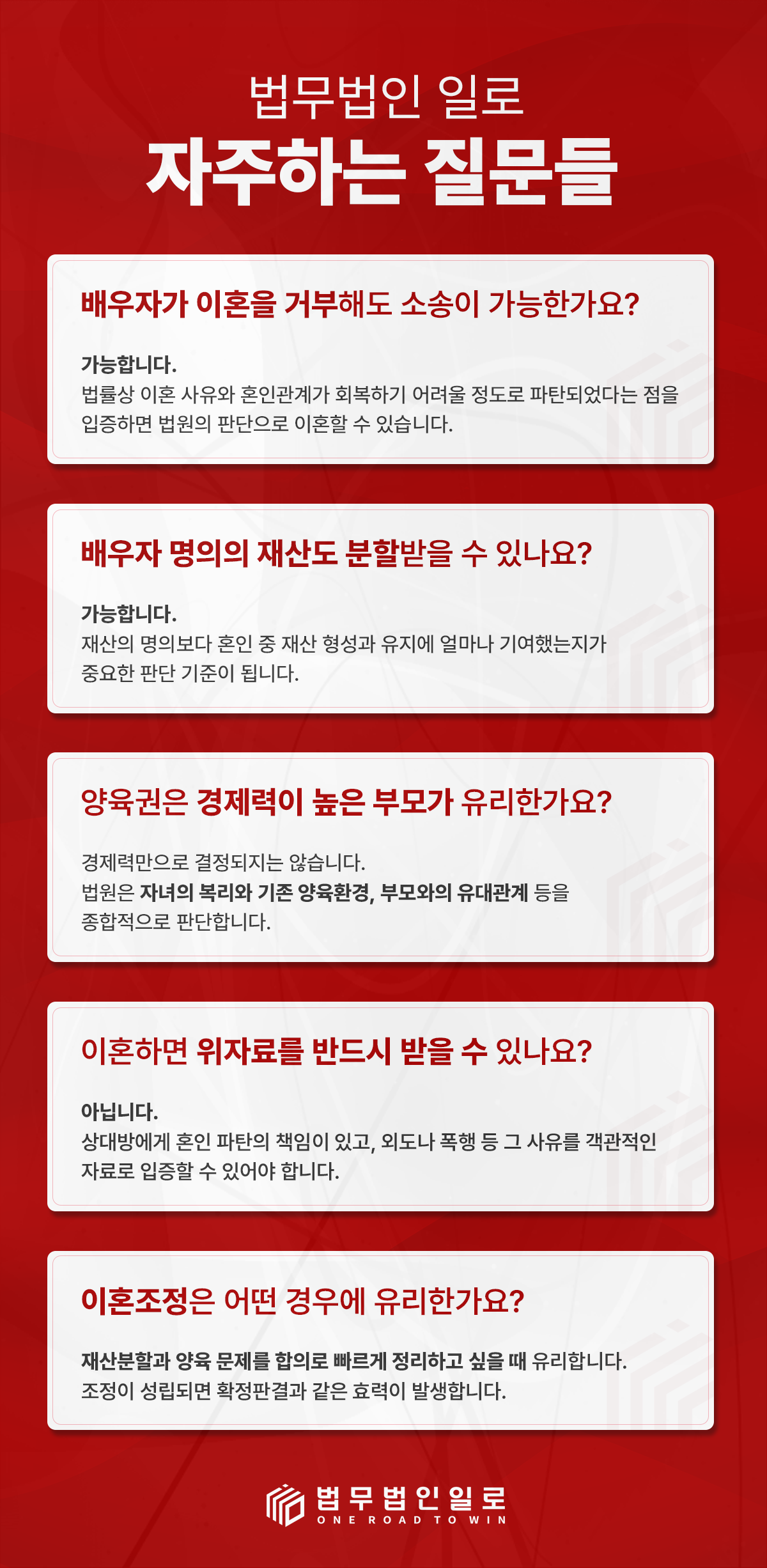 연락두절 배우자 이혼소송 법률 안내 이미지 2