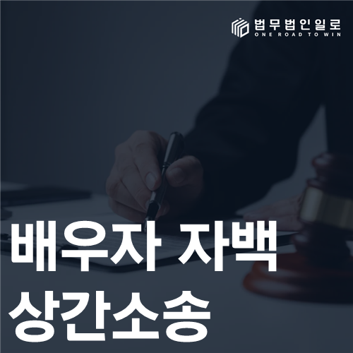 배우자 자백 상간소송 자백의 맥락과 보강자료